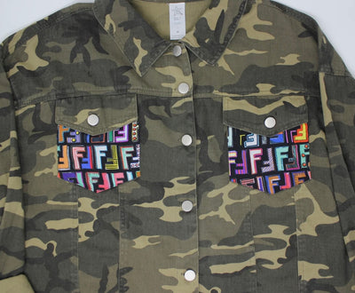 Camo Lux Patch Jacket