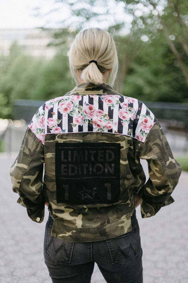 Camo Lux Patch Jacket