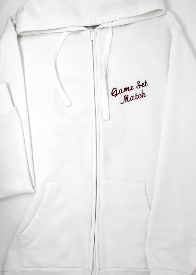 Love Tennis Zip-Up Hoodie