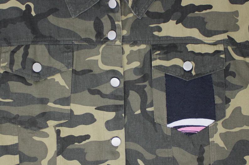 Camo Lux Patch Jacket