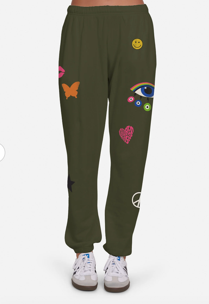 Rainbow Evil Eye Sweatpants