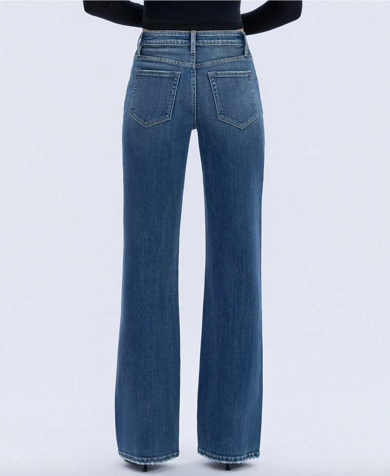 High Rise Flare Denim
