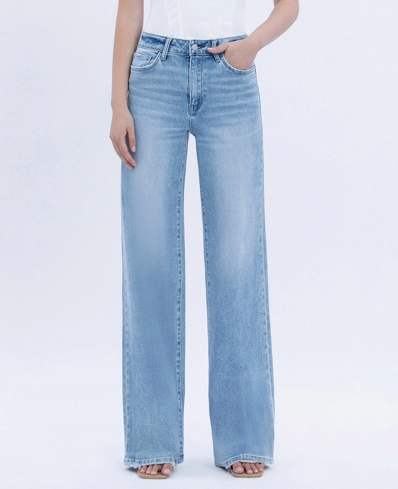 High Rise Wide Jeans