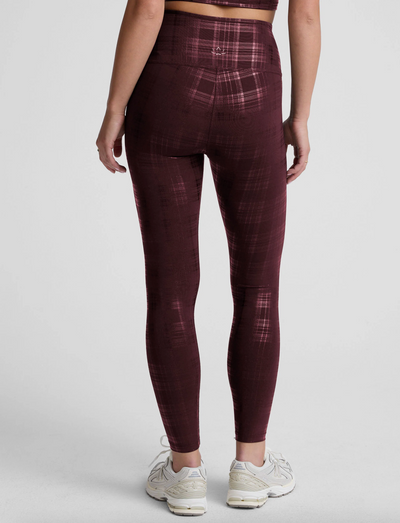 Plaid Foil Leggings