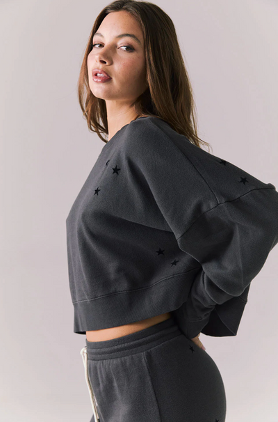 Allover Mini Star Pullover