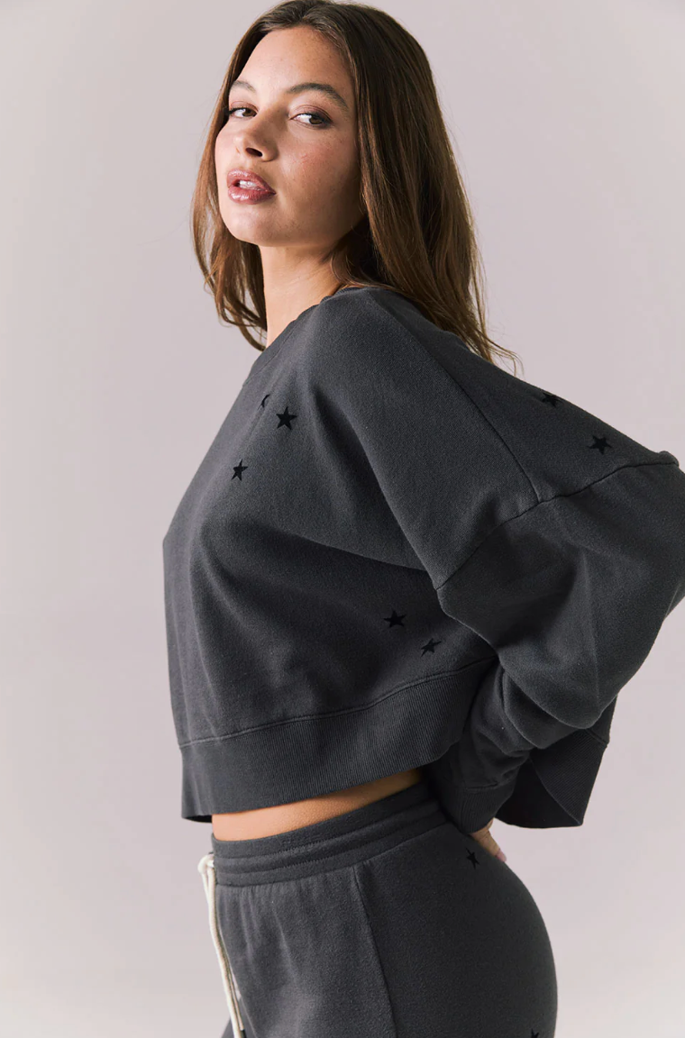 Allover Mini Star Pullover