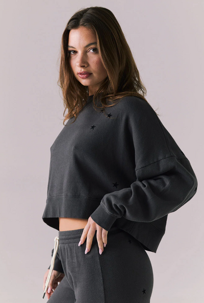 Allover Mini Star Pullover