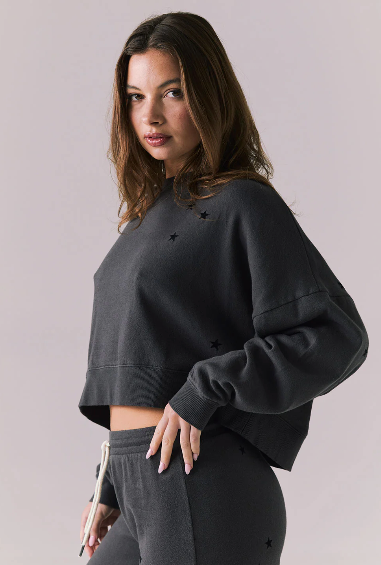 Allover Mini Star Pullover