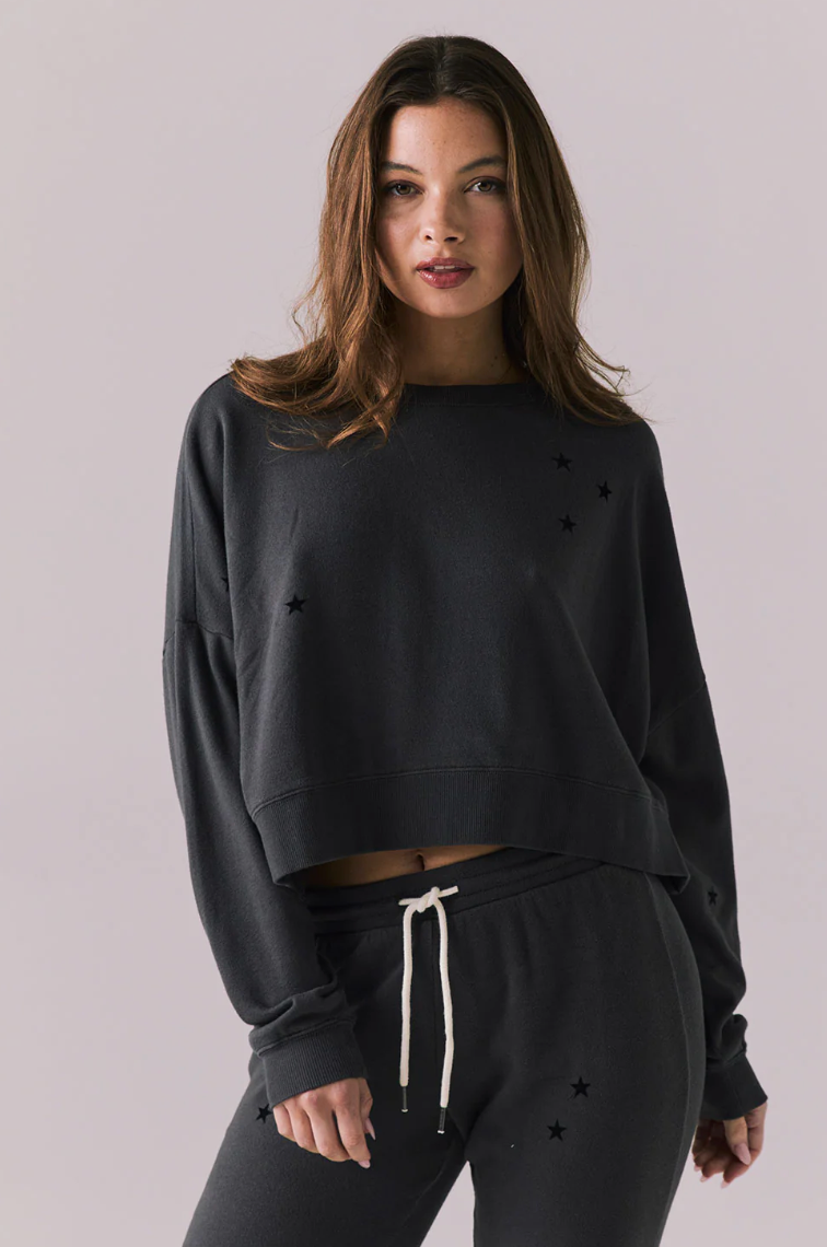 Allover Mini Star Pullover