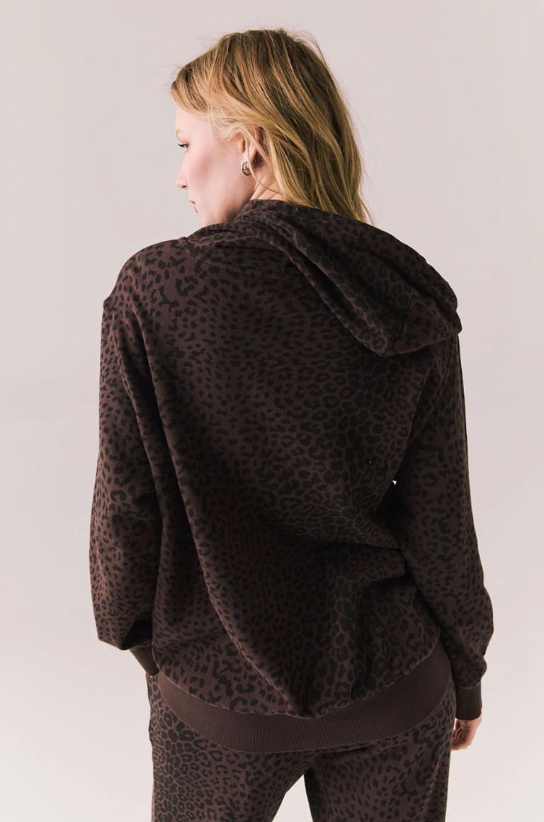 Louna Leopard Zip Up