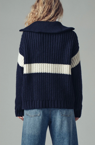 Half Zip Knit Sweater