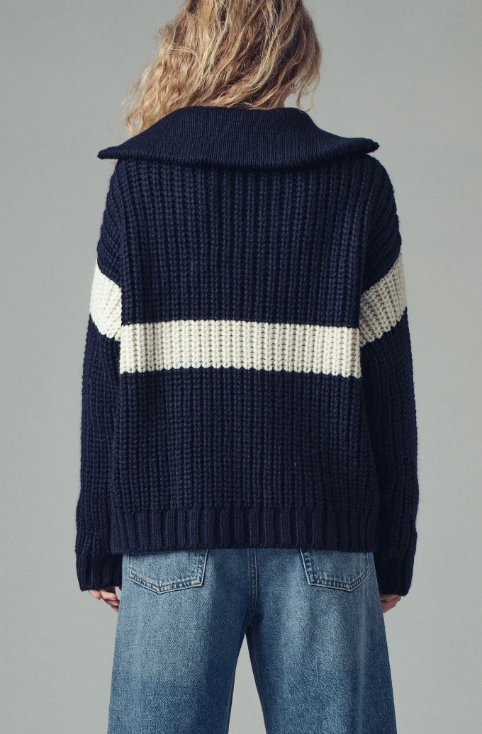 Half Zip Knit Sweater
