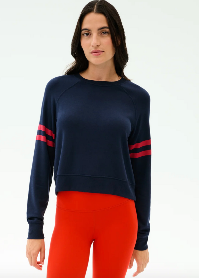 Brooks Stripe Sweatshirt
