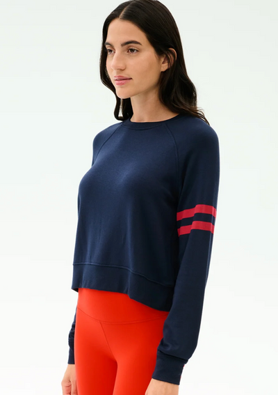 Brooks Stripe Sweatshirt