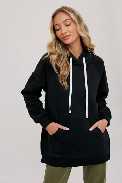 Fleece Hoodie Tunic