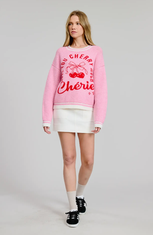 Love You Cherry Much Sweater