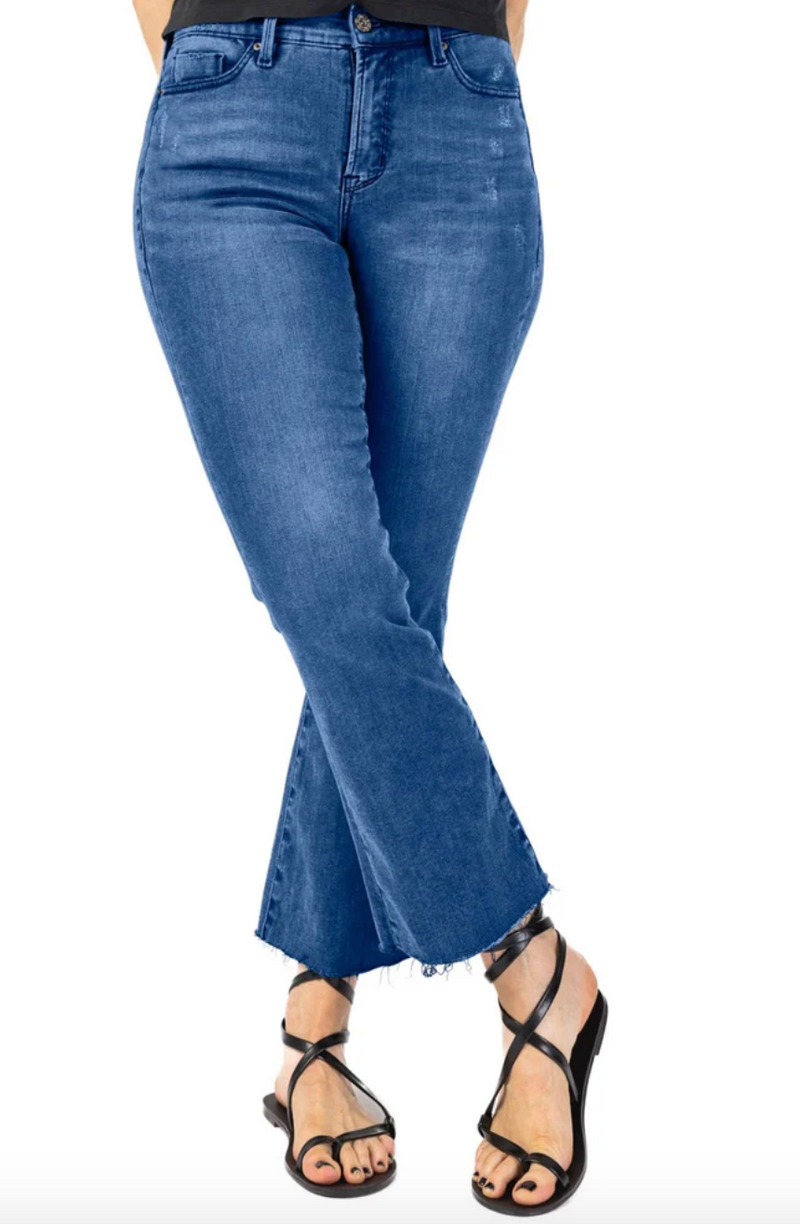 Emma Mini Flare Jeans Denim