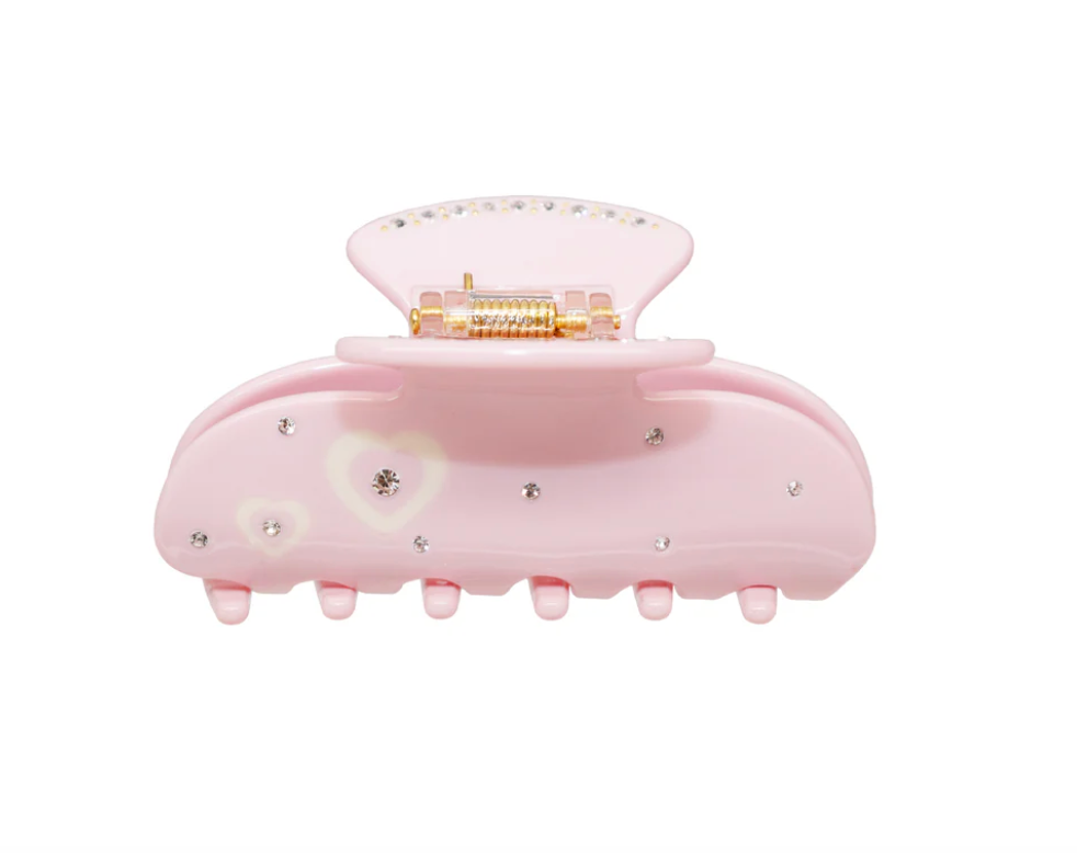 EMI JAY ヘアクリップ スウィートハートクリップ ブルーリボン Sweetheart Hair Claw Clip in Blue Ribbon ‐ Emi Jay
