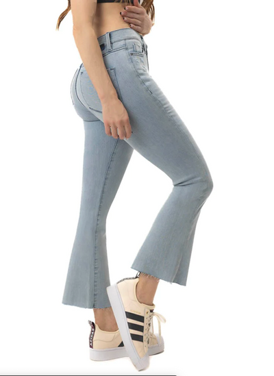 Emma Mini Flare Jeans Denim