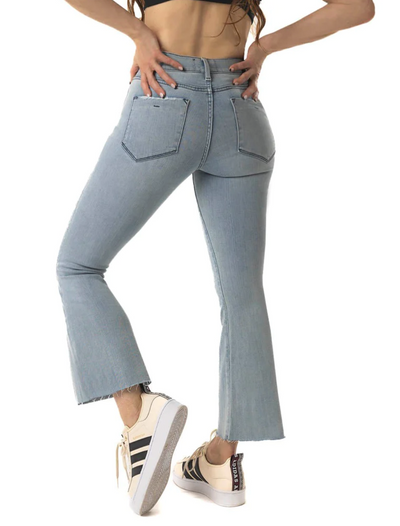 Emma Mini Flare Jeans Denim