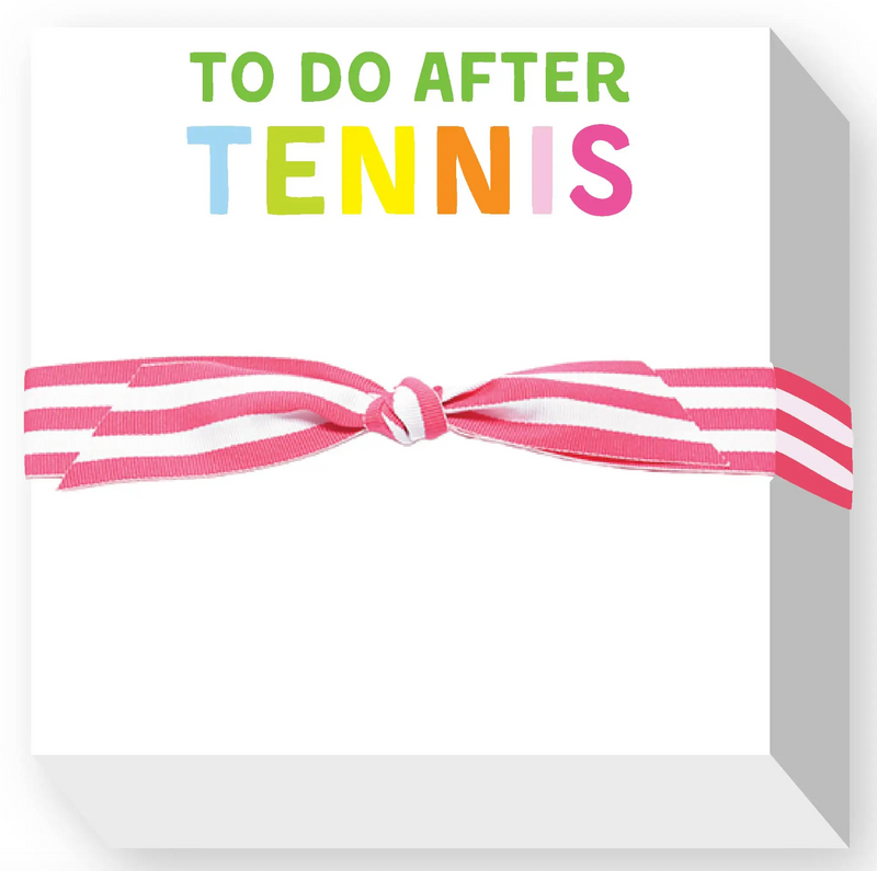 AFTER TENNIS Chubbie Notepad