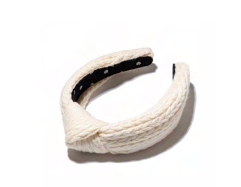 Lele Headband Ivory Cableknit