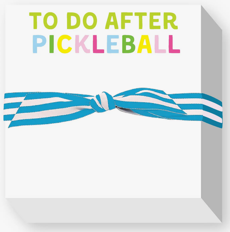 "TO DO After Pickleball" Chubbie Notepad