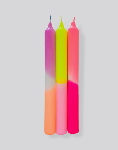 Dip Dye Candles (set of 3)