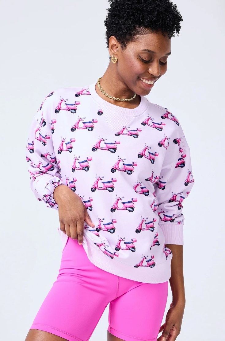 Vespa Crewneck – Flex All Day